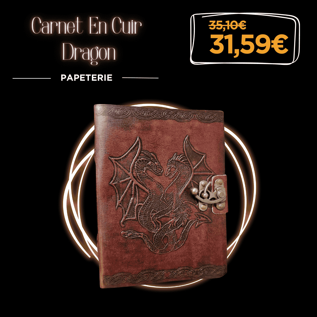 Carnet En Cuir Dragon Blackfriday