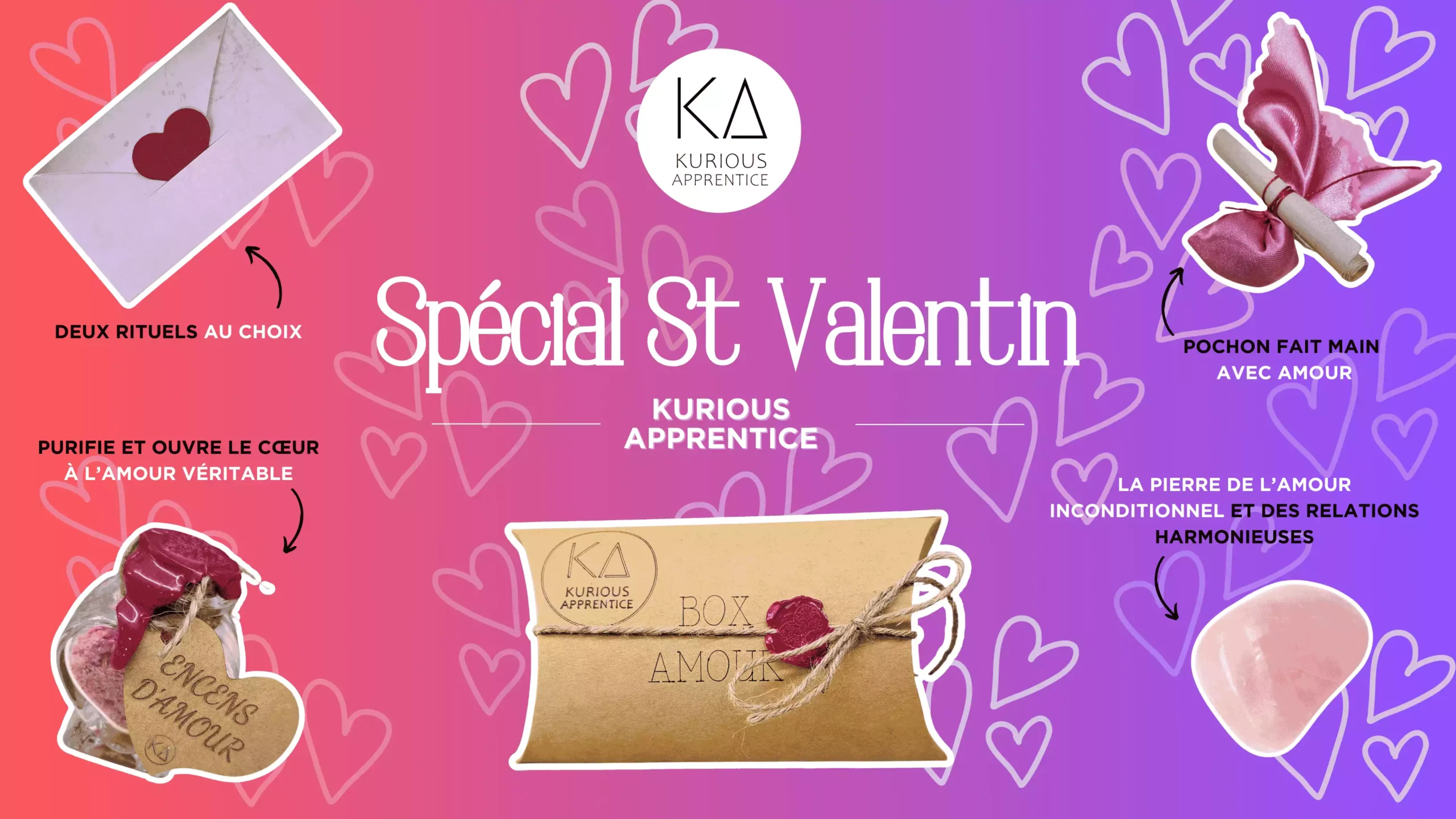 St valentin sur Kurious apprentice, boutique esotérique. 100% fait main.