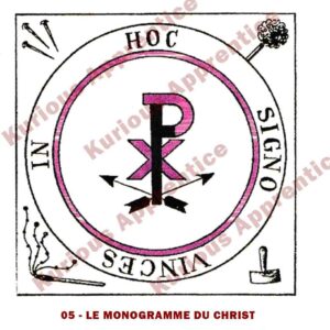 Pentacle le Monogramme du Christ