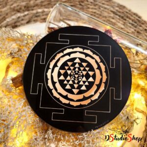 Disque Harmonisant Sri Yantra Noir