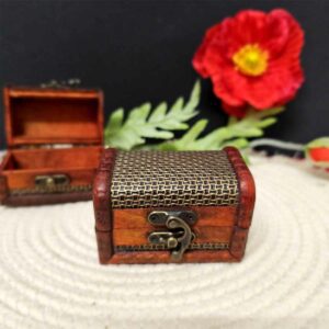 Boite Moyenne Style Colonial - Impression Maille