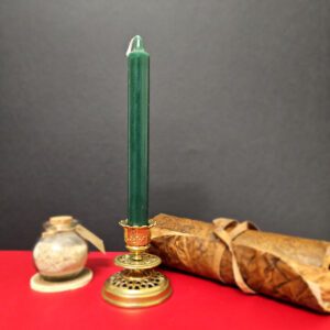 Bougie vert foncé