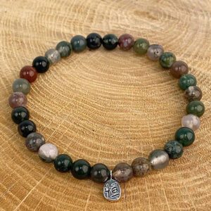 Bracelet en pierre naturelle Agate Indienne