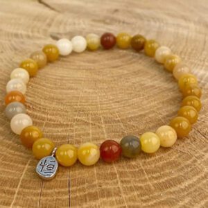 Bracelet en pierre naturelle Jade jaune