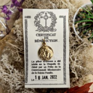 Médaille Sainte Bénie SAINT ANTOINE - Doré