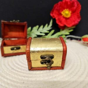 Mini Boite Style Colonial - Or