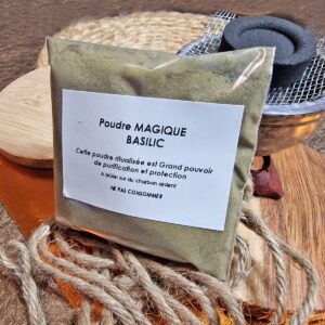 Poudre Magique Basilic - Grand pouvoir de séduction et de protection