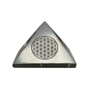 Pyramide shungite fleur de vie