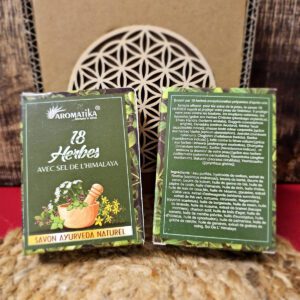 Savon Ayurveda Naturel aux 18 Herbes - Aromatika 125g -