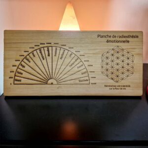 Planche de radiesthésie émotionnelle