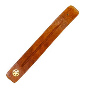 Porte encens en bois - Pentacle