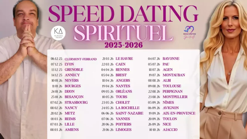 Speed dating spirituel tour date