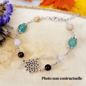 Bracelet énergétique argentée