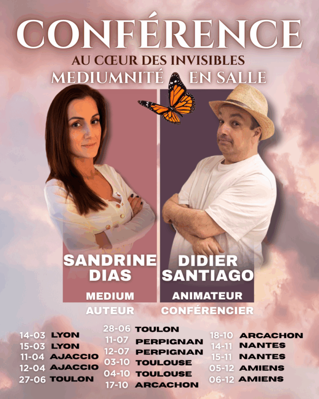 Conférence  et contact en salle avec Sandrine Dias et Didier Santiago
