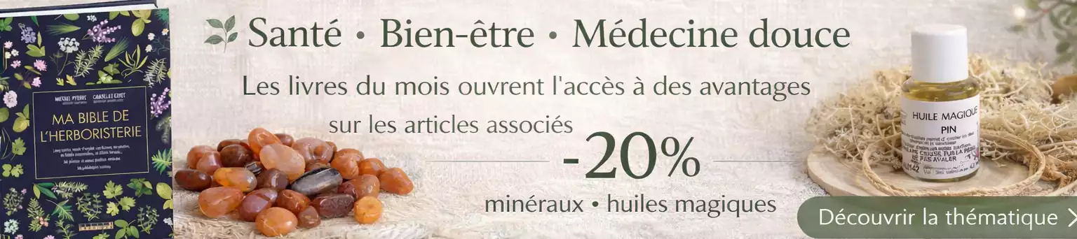 Banderole Sante naturelle, bien etre