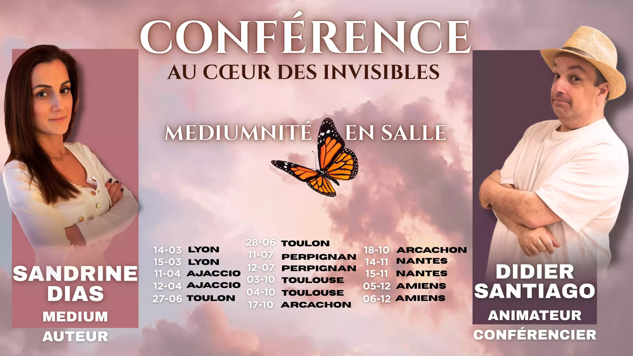 Conférence banderole Sanrdine Dias tour