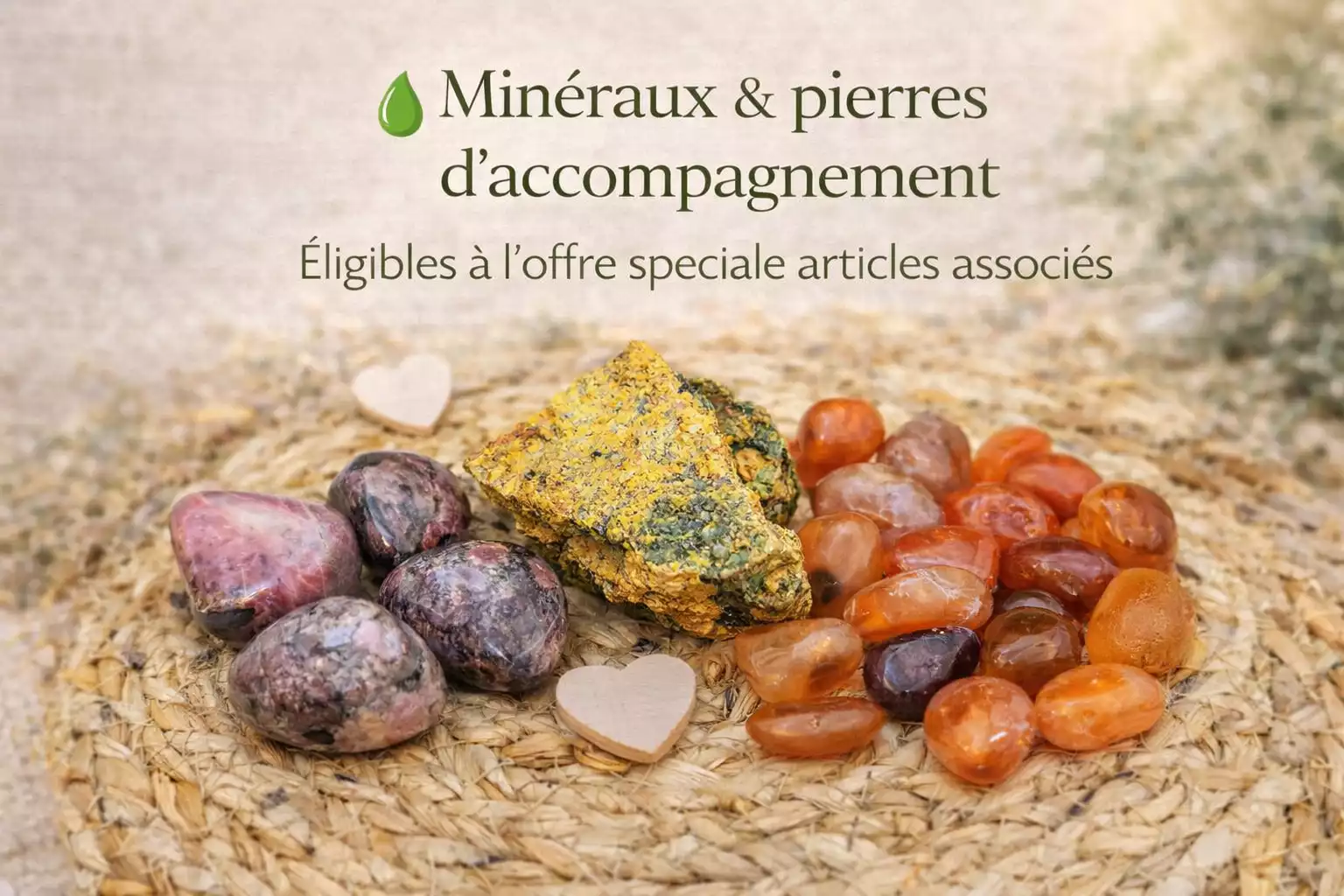 Minéraux et pierres d’accompagnement