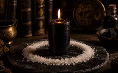 Bougie noire : signification, protection et rituel