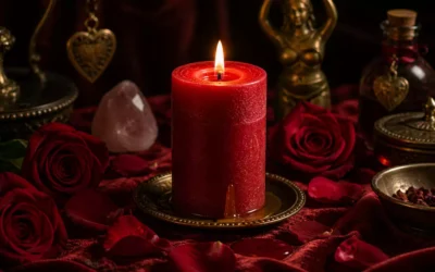 Bougie rouge : amour, passion, rituel d&rsquo;attraction