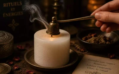 Comment éteindre une bougie rituelle : règles et erreurs