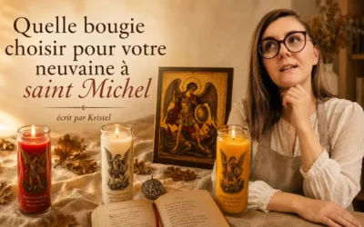Quelle bougie choisir pour votre neuvaine à saint Michel ?