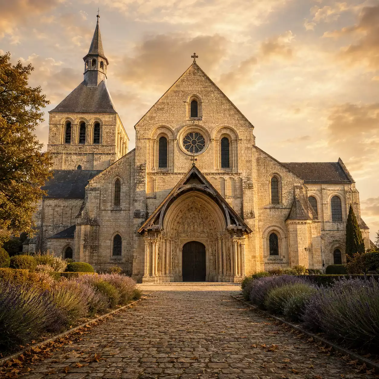 Basilique de Saint-Benoît-sur-Loire (Fleury) — lieu de la translation des reliques du 11 juillet 673