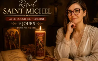 Rituel à saint Michel avec une bougie de neuvaine : les 9 jours pas à pas